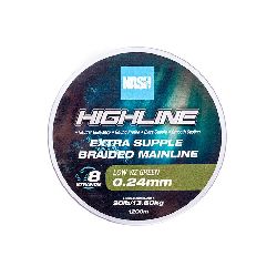 NASH Highline Extra Supple Braid Green 30lb/0.24mm 1200m