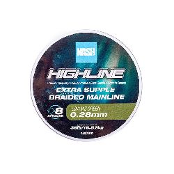 NASH Highline Extra Supple Braid Green 35lb/0.28mm 1200m