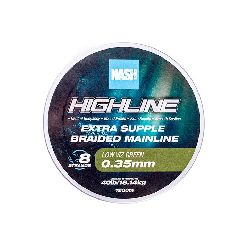 NASH Highline Extra Supple Braid Green 40lb/0.35mm 1200m