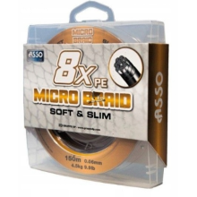Asso Plecionka Mikro Braid 8x Brown 0,16mm