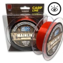 Asso Żyłka Mainline Abrasion Red 1000m 0,28mm