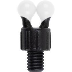 FOX Klips hangera Black label Bobbin Clip x 3  - White