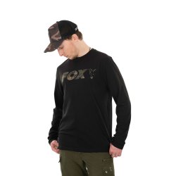 Bluza Fox Black/Camo Long Sleeve T-Shirt- XXL