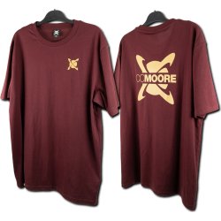 Koszulka CCMOORE Burgundy T-Shirt Small