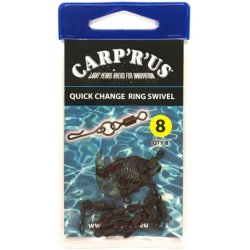 Carp\'R\'Us - Quick Change Ring Swivel - size 8