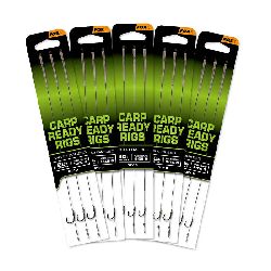 Przypon FOX Carp Ready Rigs x 3 - Wide Gape size 6 Barbless (20lb)