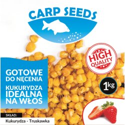 Carp Seeds Kukurydza Truskawka 1 kg