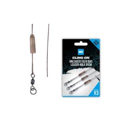 NASH Cling On Unleaded Solid Bag Leader 35cm