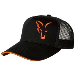 Czapka Fox Black/Orange Trucker Cap