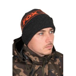 Czapka Fox Collection Beanie Hat - Black & Orange