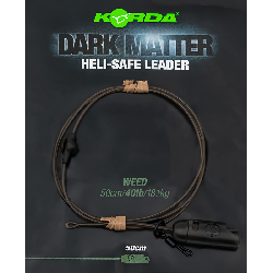 Korda – Dark Matter Leader Heli-Safe Gravel 40 lb / 1 m