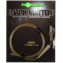 Korda - Dark Matter Leader Hybrid Clip 40lb Clear