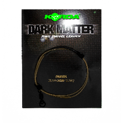 Korda - Dark Matter Leader Ring Swivel Gravel 30lb 30cm