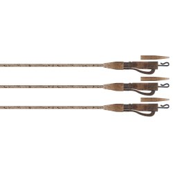 Gotowy zestaw Fox Edges z rurką antysplątaniową i klipsem do ciężarka kolor Camo