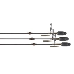 Zestaw Helikopterowy FOX Edges Tuff Tungsten Tubing Heli-Clip Rigs 3pcs