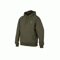 FOX COLLECTION GREEN & SILVER HOODIE M