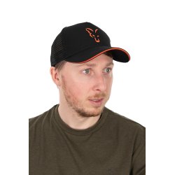 FOX Czapka w kolorze Black & Orange typu trucker