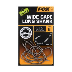 Fox Edges Arma Point Super Wide Gape Long Shank 4 Haczyki karpiowe