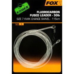 Fox EDGES™ Fluorocarbon Fused Leaders Kwik Change 115cm Size7
