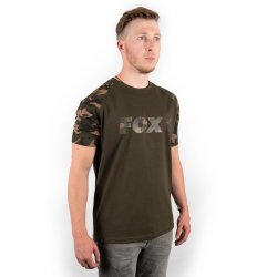 FOX CAMOKHAKI CHEST PRINT T-SHIRT Rozmiar S