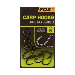 Fox Haczyki Carp Hooks Stiff Rig Beaked 4