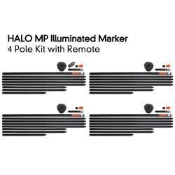 FOX HALO ILLUMINATED MARKER POLE – 4 POLE ZESTAW ZAWIERA PILOT