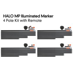 FOX HALO ILLUMINATED MARKER POLE – 4 POLE ZESTAW ZAWIERA PILOT