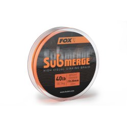 FOX Submerge Bright Orange Sinking Braid 300m 40lb/0.20mm plecionka