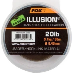 FOX ŻYŁKA PRZYPONOWA EDGES™ ILLUSION® 20lb 0.40mm 50M