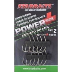 HACZYK STARBAITS POWER HOOK CURVED SHANK SIZE 2