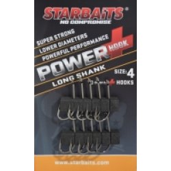 HACZYK STARBAITS POWER HOOK LONG SHANK SIZE 4