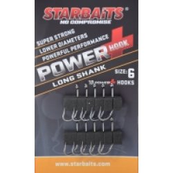 HACZYK STARBAITS POWER HOOK LONG SHANK SIZE 6