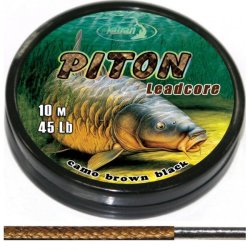 KATRAN PITON camo brown 35lb 10m leadcore