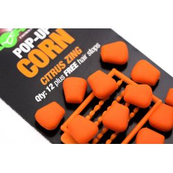 Korda Slow Sinking Corn Citrus Zing Orange – sztuczna kukurydza karpiowa wolno tonąca