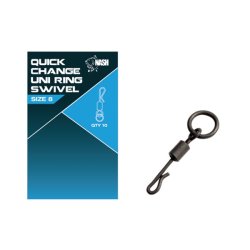 KRĘTLIK NASH TACKLE QUICK CHANGE UNI RING SWIVEL