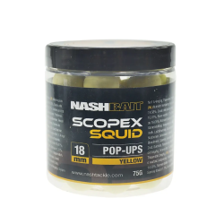 Kulki Nash Scopex Squid Pop Ups Żółty 18mm 75g