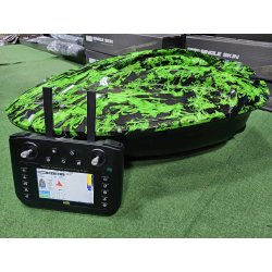 Łódka zanętowa MF-C5 (Kompas+GPS+Autopilot+Sonda) Monster Carp Bait Boat Zielono/Czarna