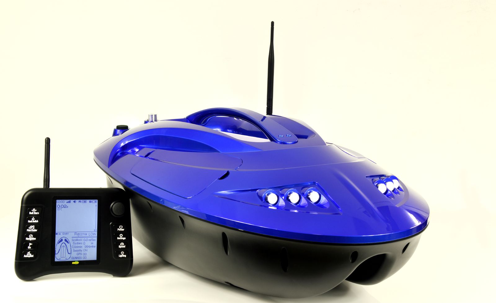 Łódka zanętowa MFL5 (Kompas+GPS+Autopilot+Sonda) Monster Carp Bait