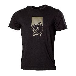 NASH Make It Happen T-Shirt Fish Logo Black S  koszulka