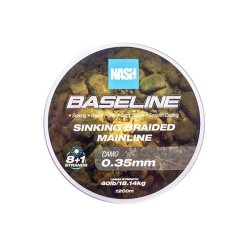 NASH Baseline Sinking Braid Camo 40lb/0.35mm 1200m tonąca plecionka