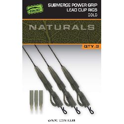 FOX Naturals Sub Power grip lead clip 30lb gotowy leader