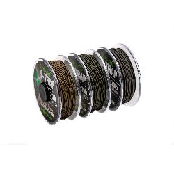 Korda N-Trap Semi Stiff 30lb Gravel Brown plecionka przyponowa w otulinie