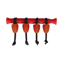 Sonik NYTRO DACRON CONNECTOR MEDIUM 4PCS/PEG łącznik żyłki z gumą amortyzatora w tyczce