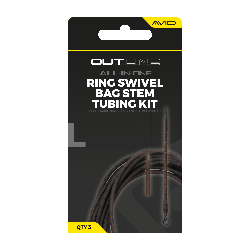 Tuleja antysplontaniowa do cięzarków i woreczków PVA Outline Bag Stem Tungsten Tubing Kit - Ring Swivel (krętlik z kółkiem)