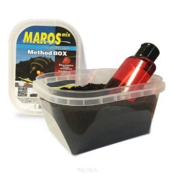 Pellet Maros-Mix Method Box + Liquid - Black Halibut&Strawberry