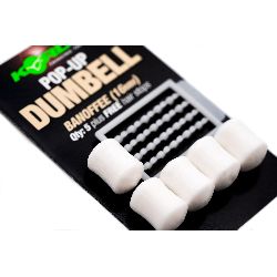 Korda Pop-Up Dumbell Banoffee White 12 mm – sztuczna przynęta karpiowa pływająca dumbell