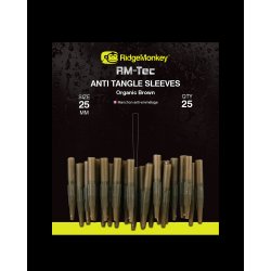 RidgeMonkey- Anti Tangle Sleeves 25mm Organic Brown short