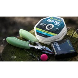 RidgeMonkey- RM-Tec Flourocarbon Hooklink 20lb Clear - Fluorocarbon 20lb