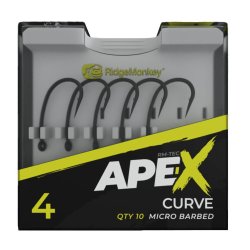 RidgeMonkey - APE-X Curve Barbed Rozm.4 - haczyki