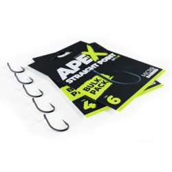 RidgeMonkey Haczyki Ape-X Straight Point Barbed size 4 Bulk Pack